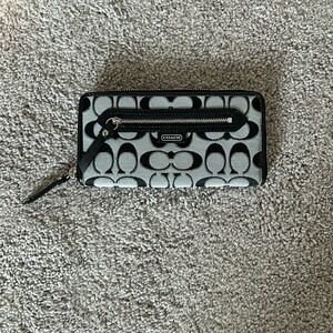 Coach zip around wallet
